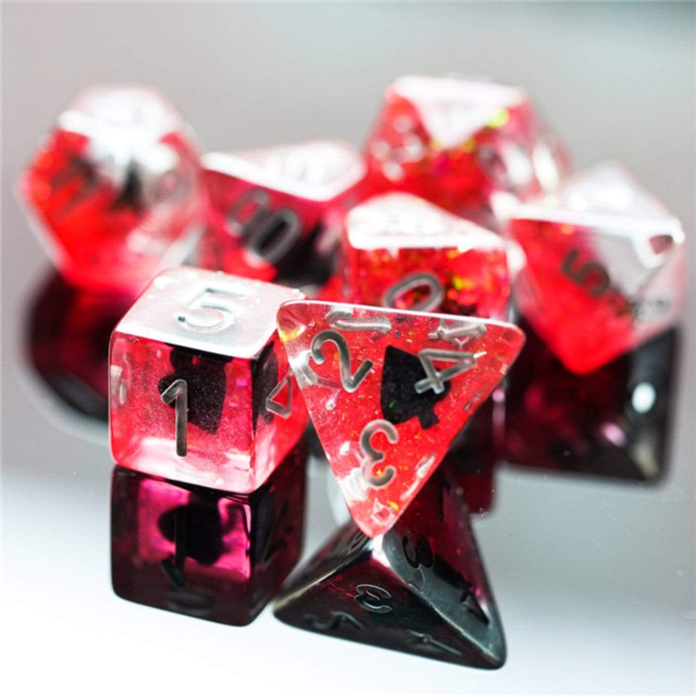 Suit of Dice Spades Dice Set | Gate City Games LLC