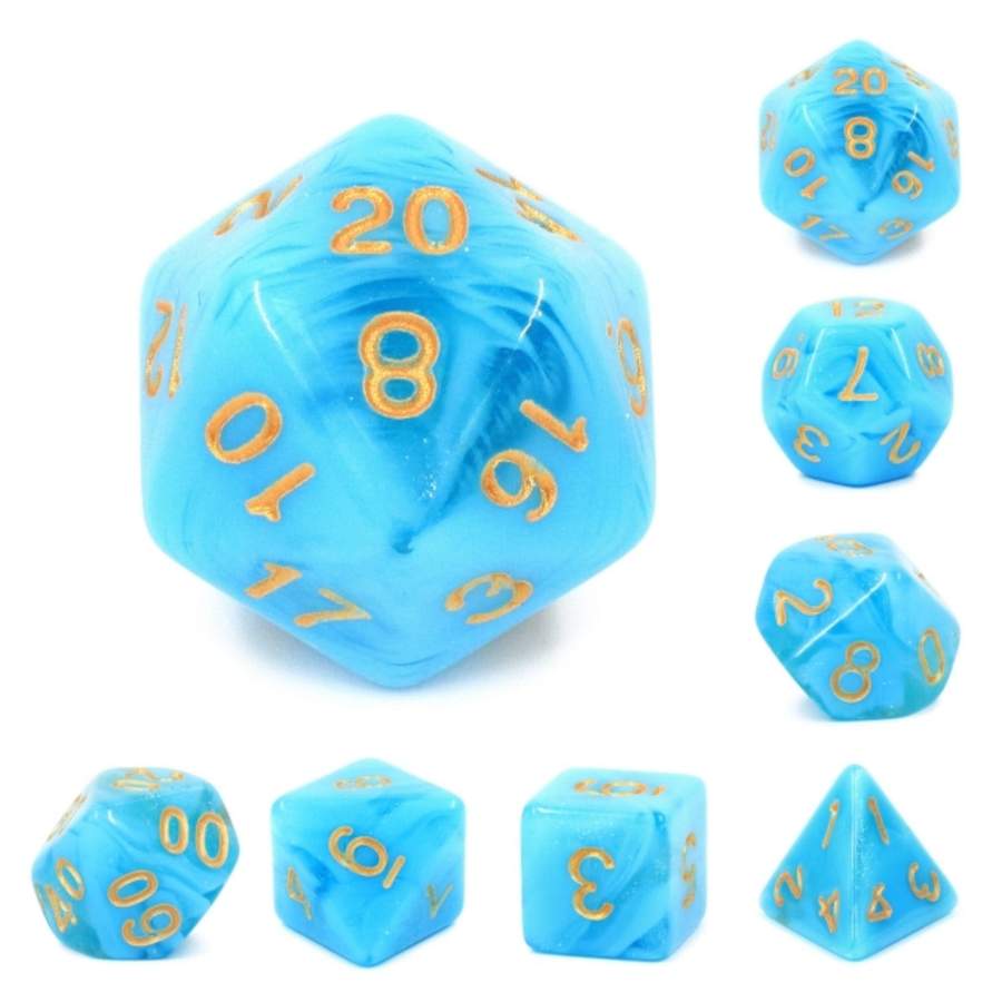 Atlantis RPG Dice Set | Gate City Games LLC