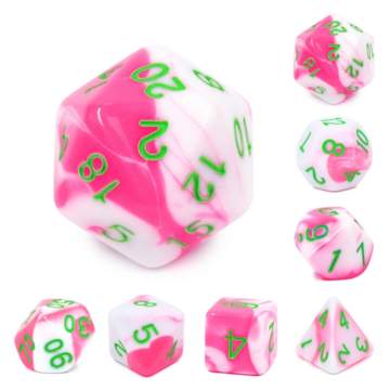 Pink Flamingo RPG Dice Set | Gate City Games LLC