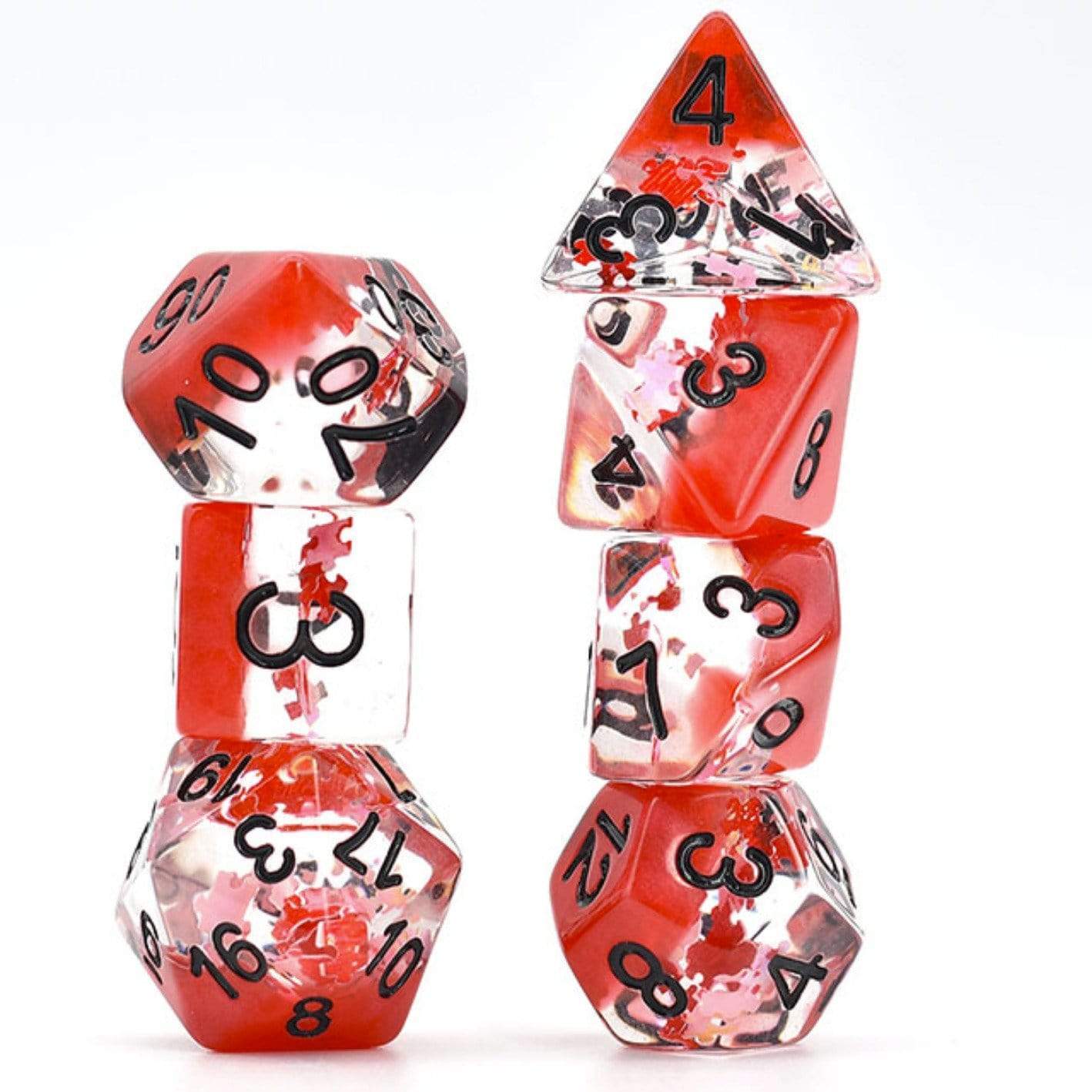 Red Dreamlike RPG Dice Set | Gate City Games LLC