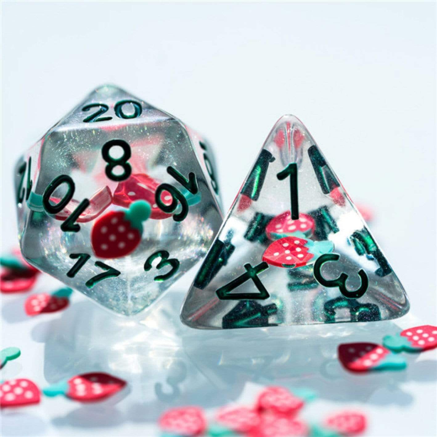 Strawberry RPG Dice Set | Gate City Games LLC
