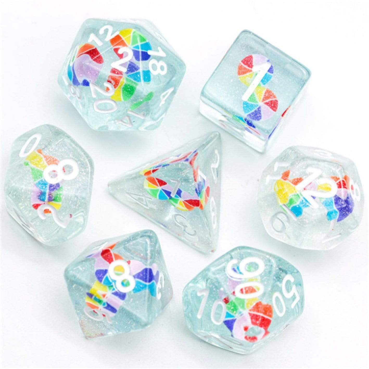 Pinwheel RPG Dice Set | Gate City Games LLC