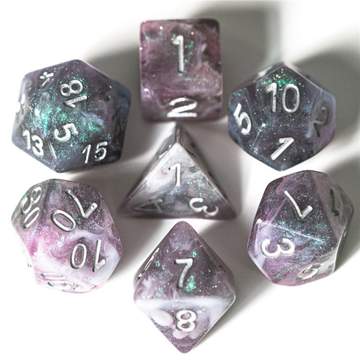 Aurora Borealis RPG Dice Set | Gate City Games LLC