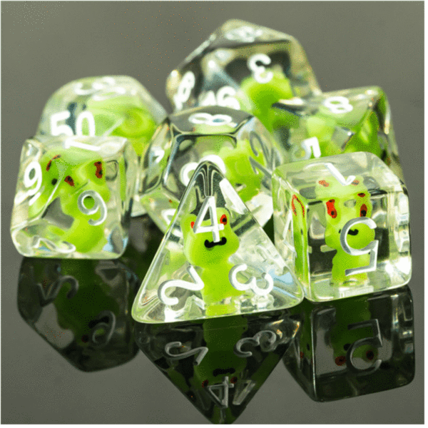 Frog RPG Dice Set | Gate City Games LLC