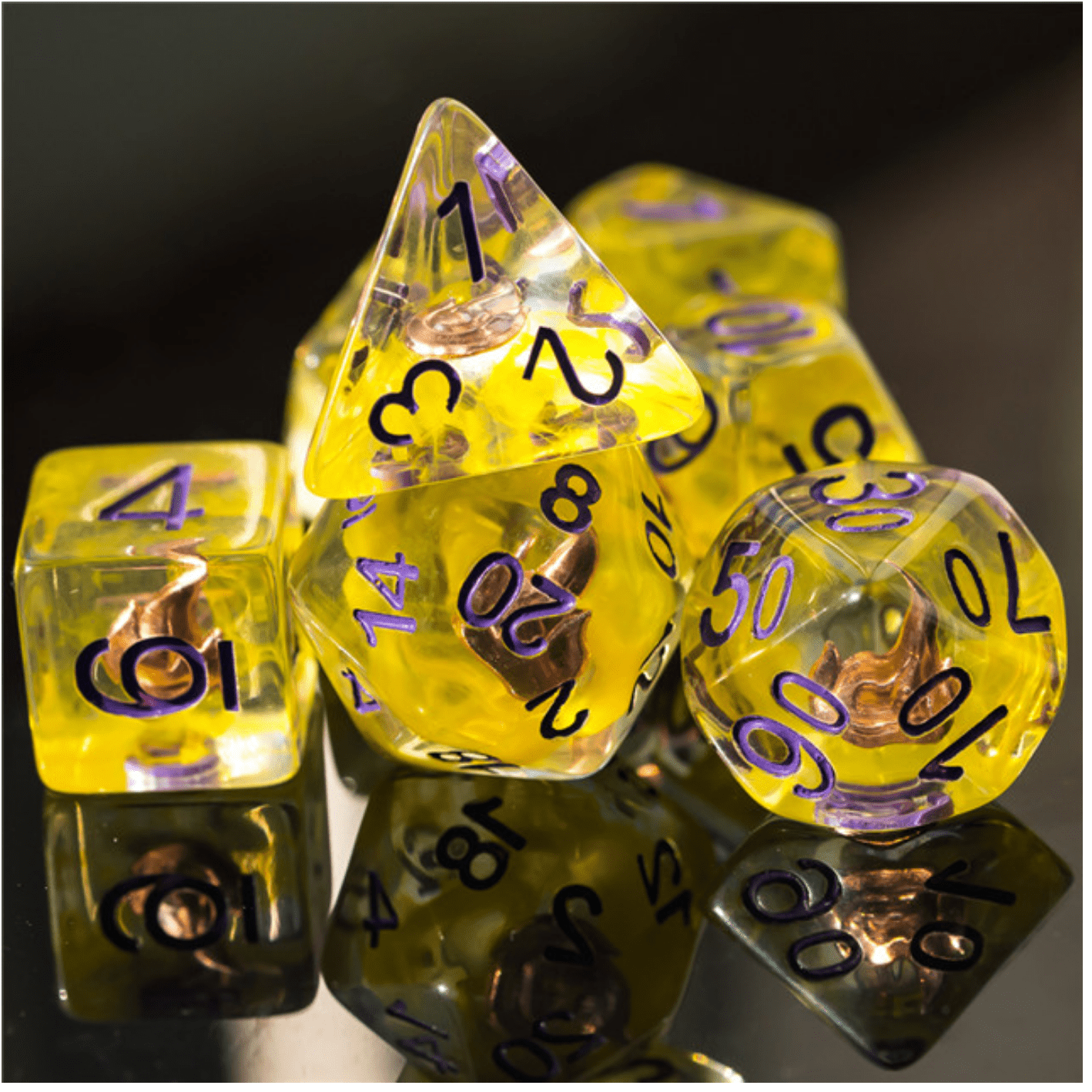 Sorceror's Flame RPG Dice Set | Gate City Games LLC