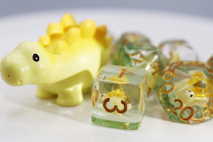 Stegosaurus RPG Dice Set | Gate City Games LLC