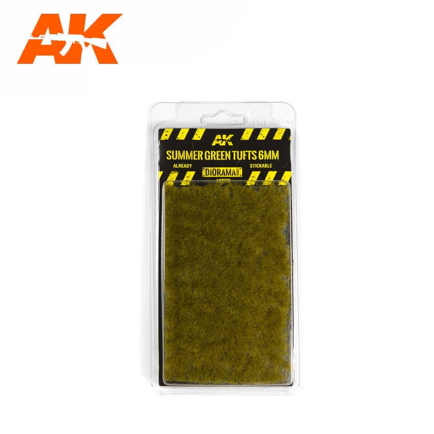 AK Interactive Summer Green Tufts 6mm | Gate City Games LLC