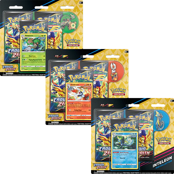 Pokemon Crown Zenith - Pin Collection | Gate City Games LLC