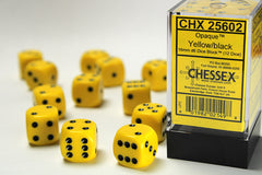 Chessex 12mm Opaque D6 (36ct) | Gate City Games LLC