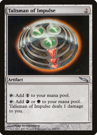 Talisman of Impulse [Mirrodin] | Gate City Games LLC