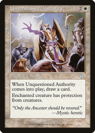 Unquestioned Authority [Judgment] | Gate City Games LLC
