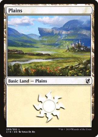 Plains (289) [Commander 2019] | Gate City Games LLC