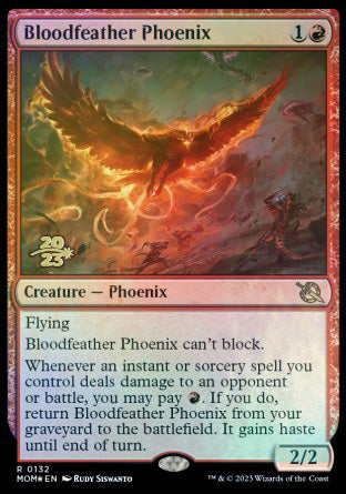 Bloodfeather Phoenix [March of the Machine Prerelease Promos] | Gate City Games LLC