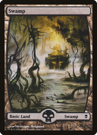 Swamp (240) - Full Art [Zendikar] | Gate City Games LLC