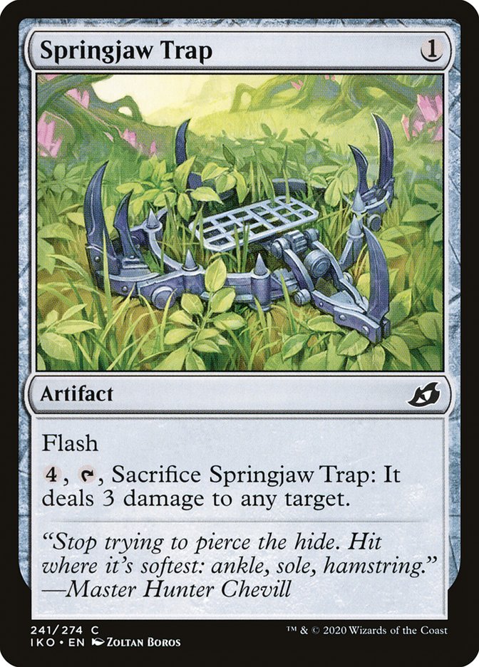 Springjaw Trap [Ikoria: Lair of Behemoths] | Gate City Games LLC