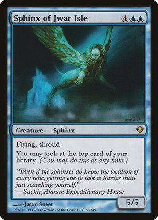 Sphinx of Jwar Isle [Zendikar] | Gate City Games LLC