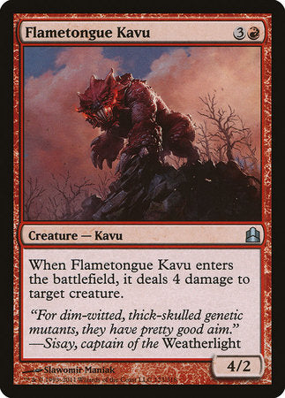 Flametongue Kavu [Commander 2011] | Gate City Games LLC