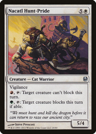 Nacatl Hunt-Pride [Duel Decks: Ajani vs. Nicol Bolas] | Gate City Games LLC