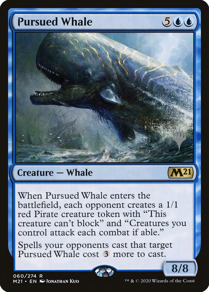 Pursued Whale (Promo Pack) [Core Set 2021 Promos] | Gate City Games LLC