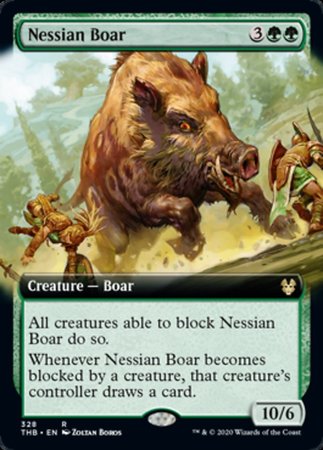 Nessian Boar (Extended Art) [Theros Beyond Death] | Gate City Games LLC
