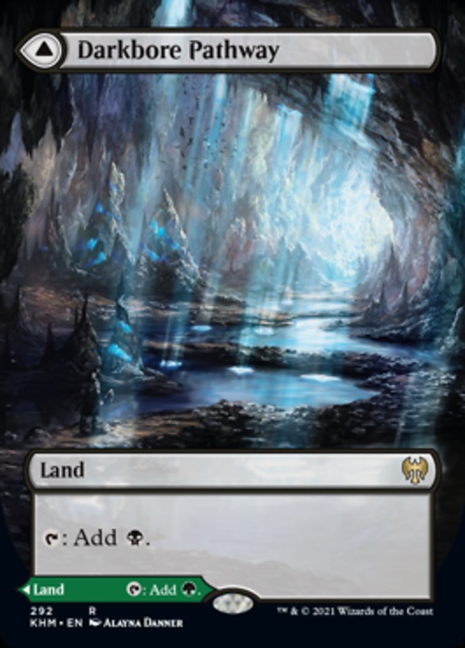 Darkbore Pathway // Slitherbore Pathway (Borderless Alternate Art) [Kaldheim] | Gate City Games LLC