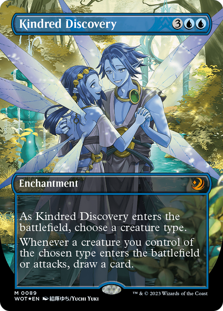 Kindred Discovery (Anime Borderless) (Confetti Foil) [Wilds of Eldraine: Enchanting Tales] | Gate City Games LLC