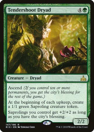 Tendershoot Dryad [Rivals of Ixalan] | Gate City Games LLC