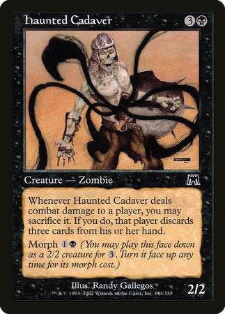 Haunted Cadaver [Onslaught] | Gate City Games LLC
