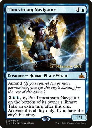 Timestream Navigator [Rivals of Ixalan Promos] | Gate City Games LLC