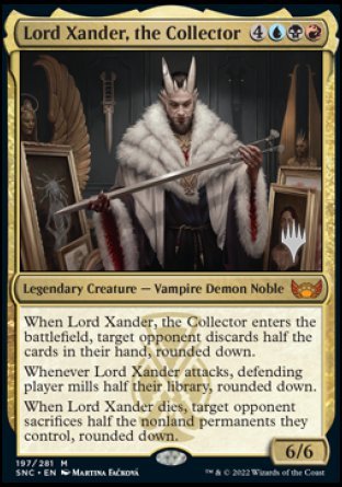 Lord Xander, the Collector (Promo Pack) [Streets of New Capenna Promos] | Gate City Games LLC