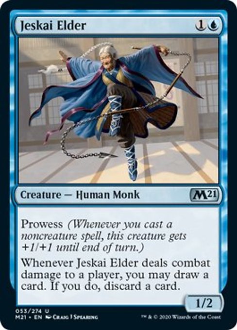 Jeskai Elder [Core Set 2021] | Gate City Games LLC