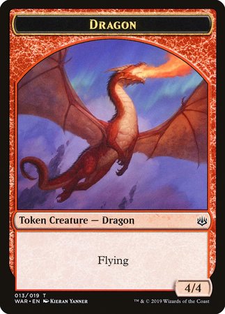 Dragon Token [War of the Spark Tokens] | Gate City Games LLC