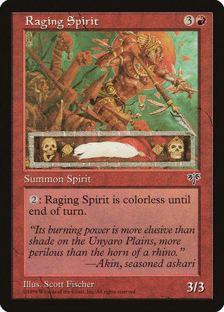 Raging Spirit [Mirage] | Gate City Games LLC