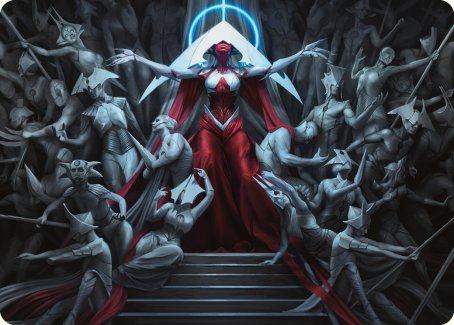 Elesh Norn, Mother of Machines Art Card [Phyrexia: All Will Be One Art Series] | Gate City Games LLC