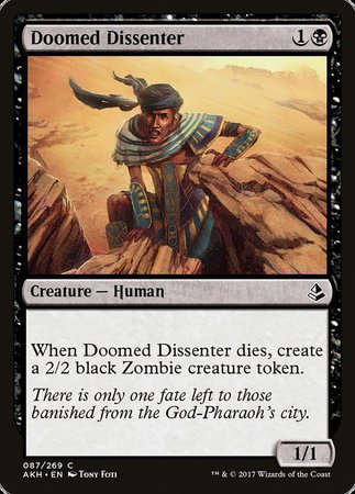 Doomed Dissenter [Amonkhet] | Gate City Games LLC