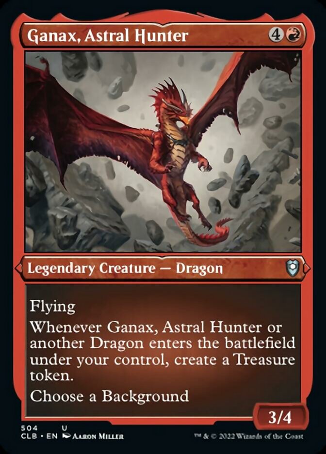 Ganax, Astral Hunter (Foil Etched) [Commander Legends: Battle for Baldur's Gate] | Gate City Games LLC