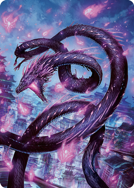 Junji, the Midnight Sky 2 Art Card [Kamigawa: Neon Dynasty Art Series] | Gate City Games LLC