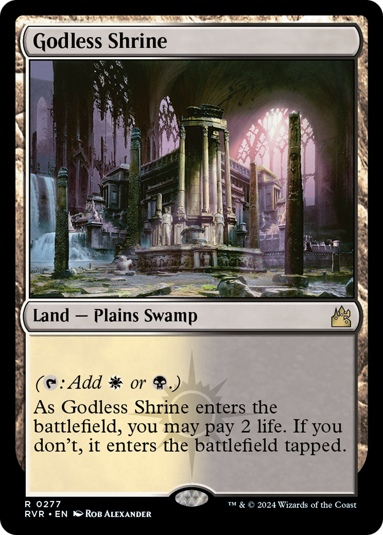 Godless Shrine [Ravnica Remastered] | Gate City Games LLC