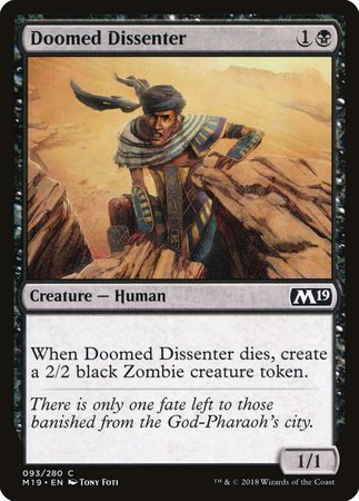 Doomed Dissenter [Core Set 2019] | Gate City Games LLC