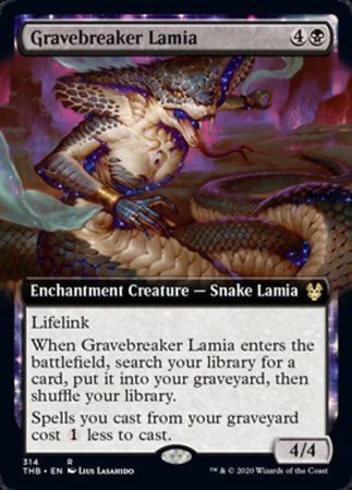 Gravebreaker Lamia (Extended Art) [Theros Beyond Death] | Gate City Games LLC