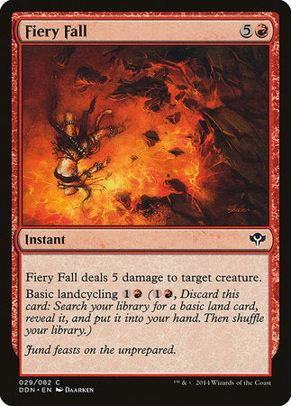 Fiery Fall [Duel Decks: Speed vs. Cunning] | Gate City Games LLC