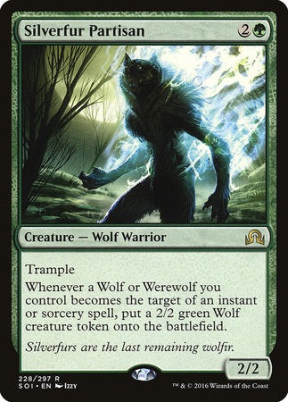 Silverfur Partisan [Shadows over Innistrad] | Gate City Games LLC