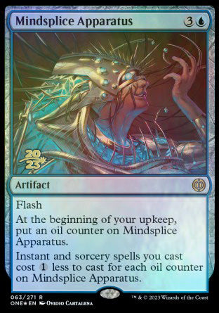 Mindsplice Apparatus [Phyrexia: All Will Be One Prerelease Promos] | Gate City Games LLC