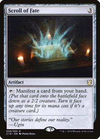 Scroll of Fate [Commander 2019] | Gate City Games LLC