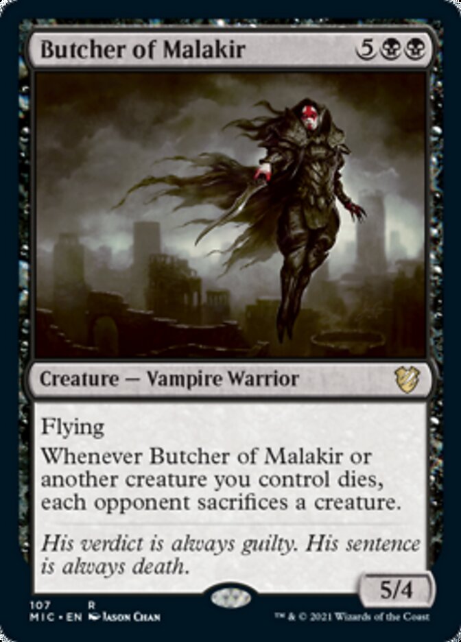 Butcher of Malakir [Innistrad: Midnight Hunt Commander] | Gate City Games LLC