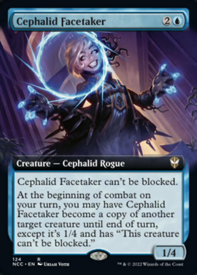 Cephalid Facetaker (Extended Art) [Streets of New Capenna Commander] | Gate City Games LLC