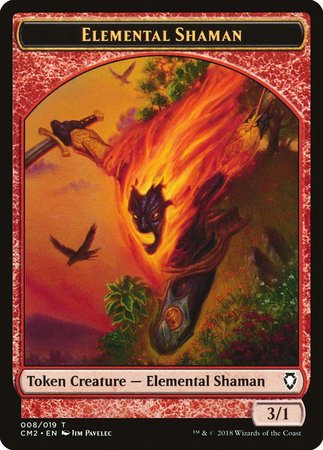 Elemental Shaman Token [Commander Anthology Volume II Tokens] | Gate City Games LLC