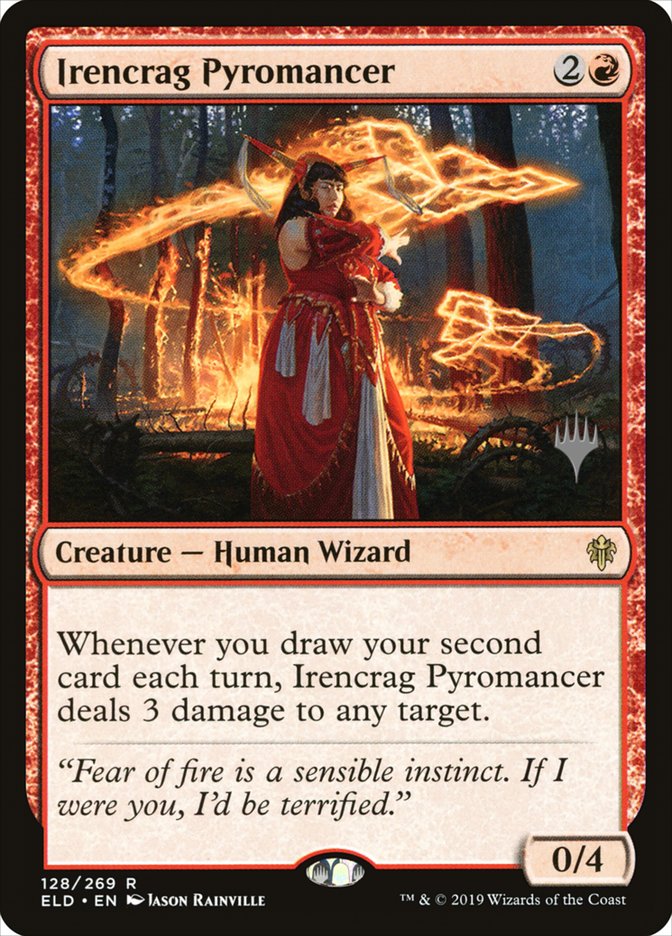 Irencrag Pyromancer (Promo Pack) [Throne of Eldraine Promos] | Gate City Games LLC