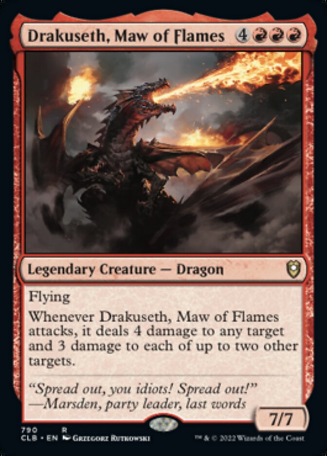 Drakuseth, Maw of Flames [Commander Legends: Battle for Baldur's Gate] | Gate City Games LLC
