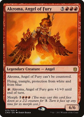 Akroma, Angel of Fury [Commander Anthology] | Gate City Games LLC